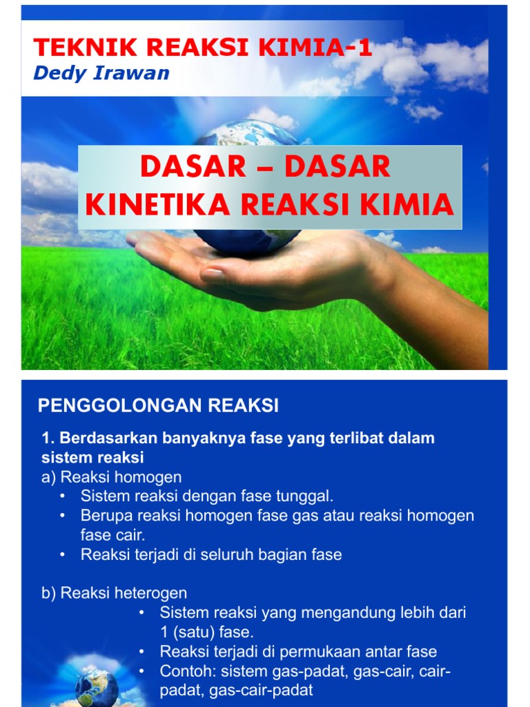 2 Dasar Kinetika Reaksi | PDF