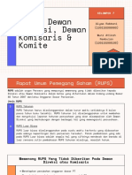 Kelompok 7 - Alyaa&wuni - PPT RUPS, Dewan Direksi, Dewan Komisaris & Komite