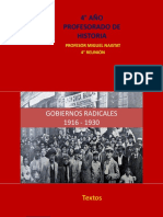 GOBIERNOS RADICALES 1916-1930