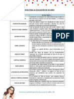 Propuestas para La Evaluación de Un Libro PDF