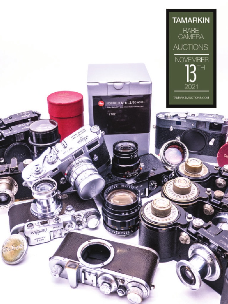 40th Tamarkin Rare Camera Auction | PDF | Auction | Camera