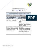 TABLAS EDITABLES PLAN EDUCATIVO COVID-19-Primeras Dos Semanas