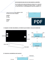 Ejemplos Calculo de Niveles - Flujo Gradualmente Variado