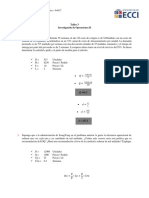 Taller 3. Investigación de Operaciones II - Final