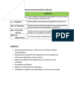 Criterios de Evaluacion Decreto 67