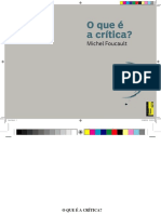 LIVRO_O Que e a Critica_Michel Foucault_Editora UG