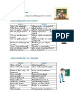 1.classroom Language