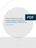 IFMA Rules and Regulations V2.01