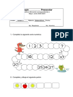 ExamenKinder2MatematicasMayoJunio