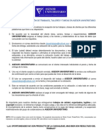 Metodologia de Asignacion de Trabajos y Tares en Asesor Universitario