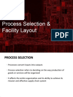 Process Selection & Facility Layout