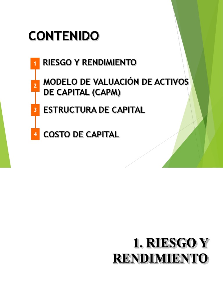 Costo y Estructura de Capital | PDF | Compartir (Finanzas) | Modelo de ...