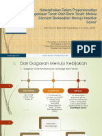 Keberpihakan Dalam Proporsionalitas Pengeloaan Tanah