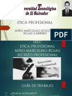 UTEC ETICA PROFESIONAL Secreto Profesional