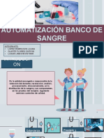 Exposicion de Bioquimica Automatizacion de Banco de Sangre