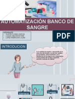 Automatizacion de Banco de Sangre