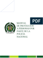 Manual de Protección A Personas Por Parte de La Policía Nacional