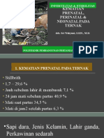 Kematian Prenatal, Perinatal & Neonatal Pada Ternak