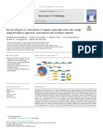 Recent Advances in Valorization of Organic Municipal Waste Into Energy Using Biorefinery Approach, Environment and Economic Analysis