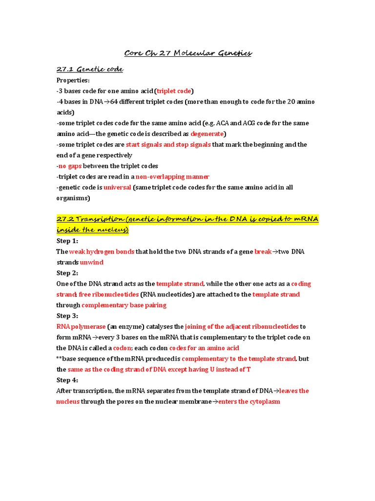 Understanding the Genetic Code | PDF | Genetic Code | Messenger Rna