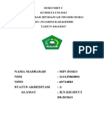 Dokumen I Kurikulum 2013 Madrasah Ibtidaiyah Negeri Doko Kec - Ngasem Kab - Kediri TAHUN 2014/2015