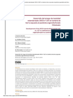 Desarrollo Del Ensayo de Toxicidad Estandarizado OECD Nº 207 en Lombriz de Tierra Expuesta Al Pesticida Organofosforado Dimetoato