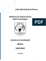 Escuela Lo Velásquez PEI 2018-2022