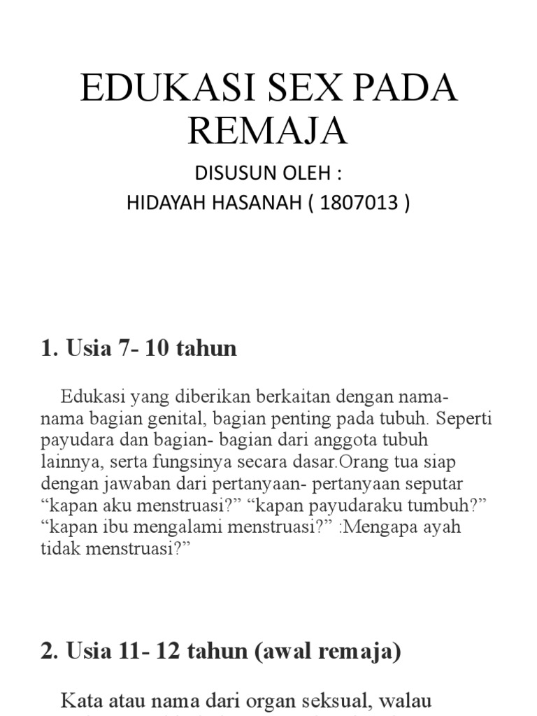 Edukasi Sex Pdf