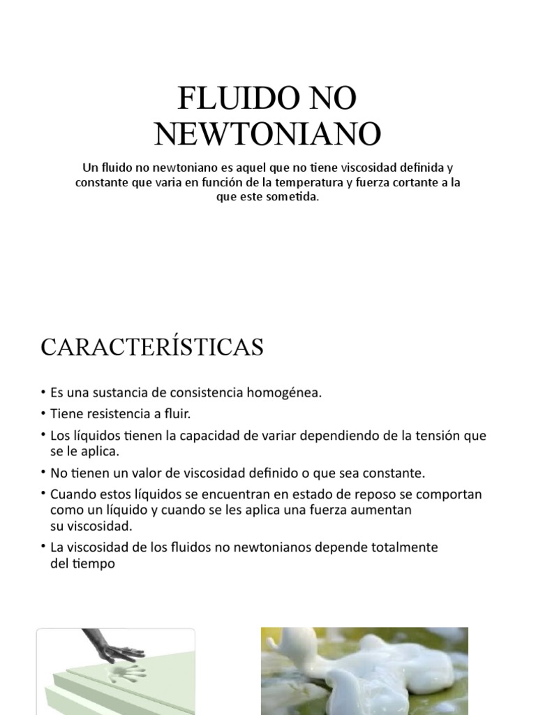 Fluido No Newtoniano | PDF | Relaciones personales, crianza y ...