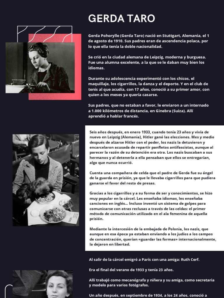 Gerda Taro | PDF | Ficción general