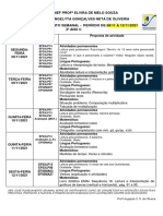 Planejamento semanal 3o ano EMEF