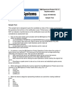 IBM Spectrum Protect V8.1.6 Implementation Exam #C1000-032 Sample Test