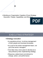 Chapter 10: Building An Organization Capable of Good Strategy Execution: People, Capabilities, and Structure