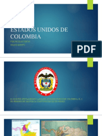 ESTADOS UNIDOS DE COLOMBIA Presentacion
