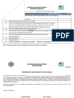 NTC Zero Visit Form NTC ZV-001 B