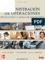 Administracion de Operaciones Produccion y Cadena de Suministros 12va Edicion