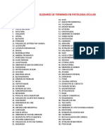 Glosario de Terminos en Patologia Ocular