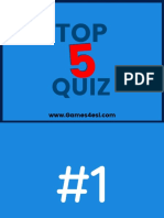 Top 5 Quiz Easy