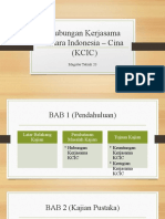 OUTLINE Kebijakan Infrastruktur KCIC