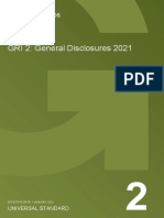 GRI 2: General Disclosures 2021: Universal Standard