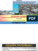 Pa Kemal - PRESENTASI PATIMBANdanpengembanganKawasanIndustri