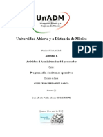 Administración de memoria principal en sistemas operativos