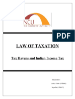 Law of Taxation: Tax Havens and Indian Income Tax