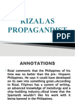Rizal As Propagandist