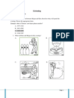 Listening: Section 1 (Question 1-9)