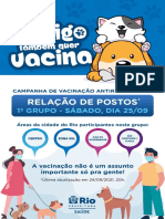 Vacinação antirrábica 2021