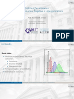 Distribuições discretas: Geométrica, Binomial Negativa e Hipergeométrica