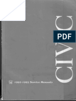 Honda Civic 1992 1995 Service Manual