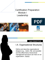 CMQ-OE Certification Preparation Leadership