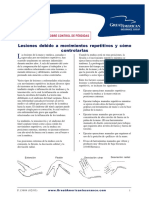 Lesiones M Repetitivas